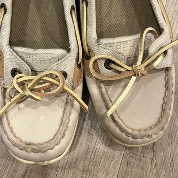 Sperry Top Sider Boat Shoes Beige 6.5 - Picture 16 of 16
